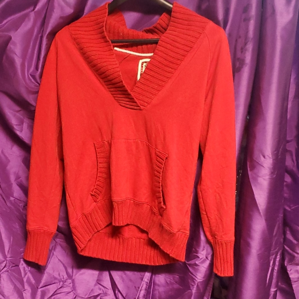 Red old navy sweater